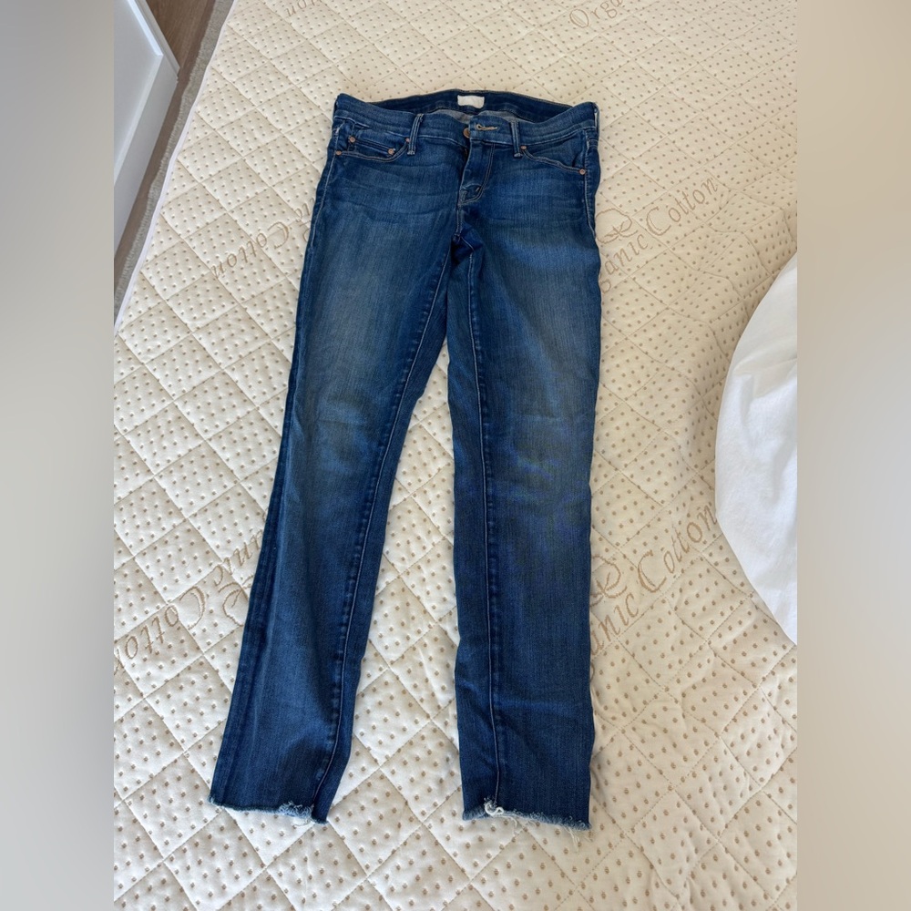 MOTHER Dark Blue Denim Jeans
